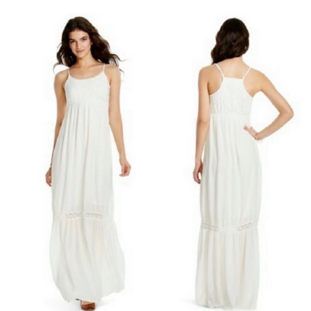MOSSIMO SUPPLY CO LACE BOHO MAXI Dress Medium